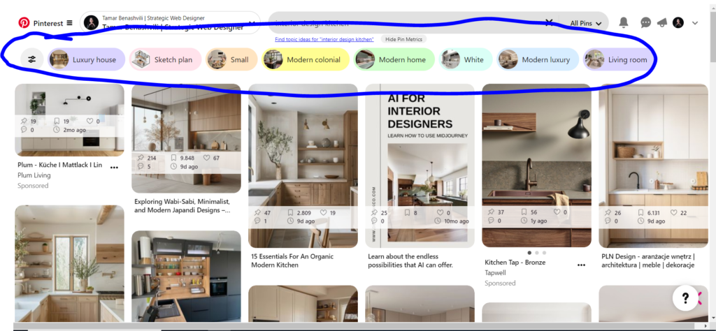 pinterest SEO for architects and interior designers