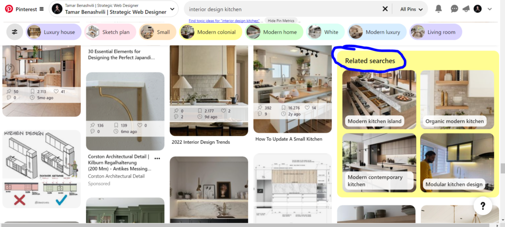 pinterest SEO for architects and interior designers